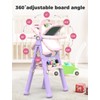 YOHOOLYO Kids Easel Standing Art Easel for Kids, Double Sided