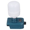 Battery Powered Work Light Bulb E27 Adjustable Brightness LED Bulb