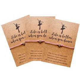 Lemua 3pcs Dance Bracelet Ballet Bracelet Jewelry