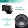 Oktaplex Ana Infrared Motion Sensor Outdoor Swivelling IP44 180° Motion