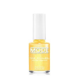 MODE Pearly Yellow Limoncello Frosty Shimmery Pearl Nail Enamel Shade #137 Long Wear, High Gloss, Chip Resistant, Cruelty Free, Vegan Salon Nail Polish Made in Beautiful USA