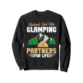 Glamper Vacation Camping Essentials Camping Tent Glamping Sweatshirt
