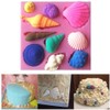 Marine Theme Fondant Silicone Mold Seashell Conch Mermaid Tail DIY