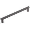 Emtek Select Knurled Cabinet Pull with Flat Black (US19) Stem