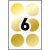 Avery Legal Seals, 1-15/16" Diameter Starburst Shape Round, Gold, 60