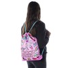 Fringoo - Kids Drawstring Bag - Front Zipped Pocket -