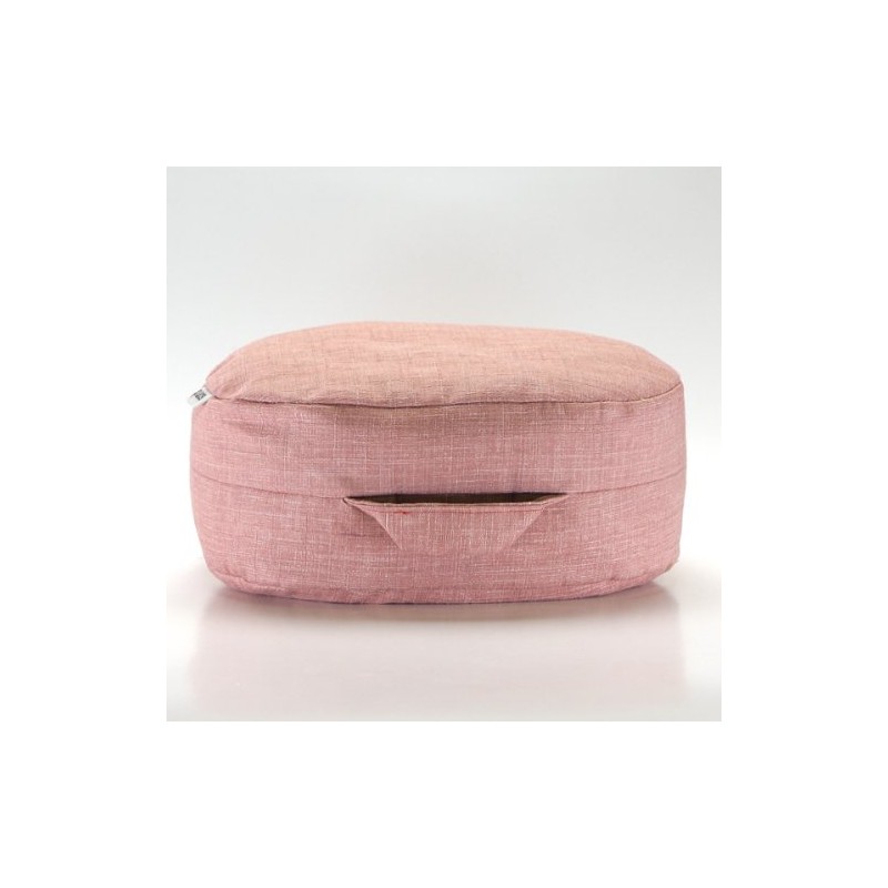 正座らくちんお稽古ざぶとん薄ピンク（三味線の先生が考えた足のしびれない座布団）