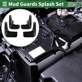 Motoforti Mud Flaps Splash Guards Mud Guards for Kia K4(Saloon) 2014-2019 W/Mount Accessories