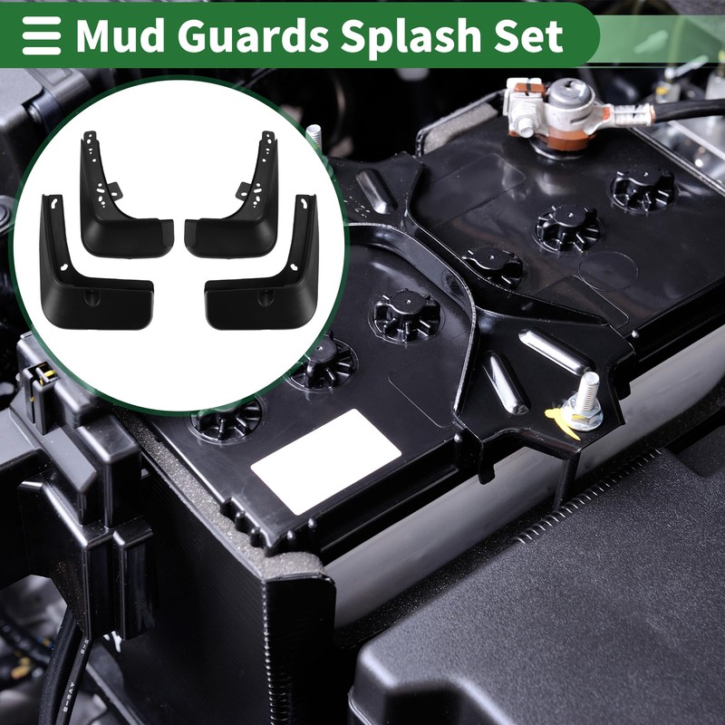 Motoforti Mud Flaps Splash Guards Mud Guards for Kia K4(Saloon)