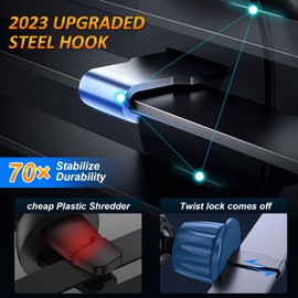 Car Phone Holder, Air Vent Car Phone Mount, Adjustable Car Phone Mount 360° Rotation for Car Dashboard/Windscreen [Upgraded Strong Suction] - One Button Release Car Phone Cradle for 4.0''-6.7'' Phones