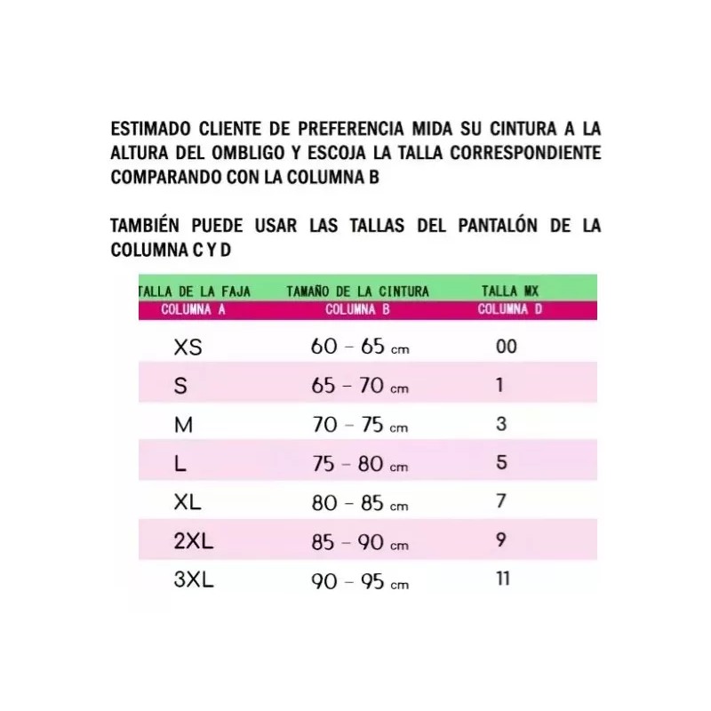 Zen Zen Fajas Colombianas Reductora Modeladora Tipo Chaleco 6 Filas