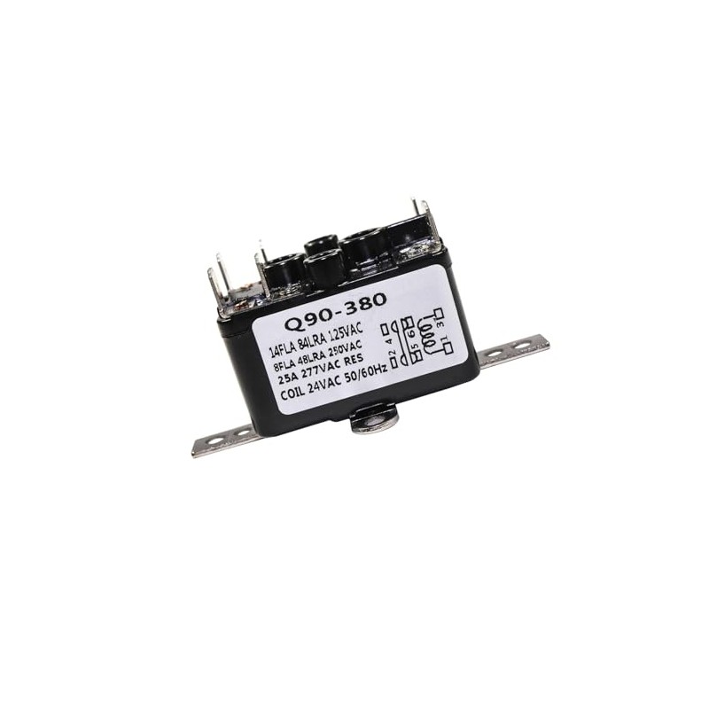 90-380 Heavy Duty Fan Relay Replacement for Emerson 24 VAC