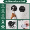 4 Pack Suction Cup Hooks for Shower, No-Drill Towel Hooks