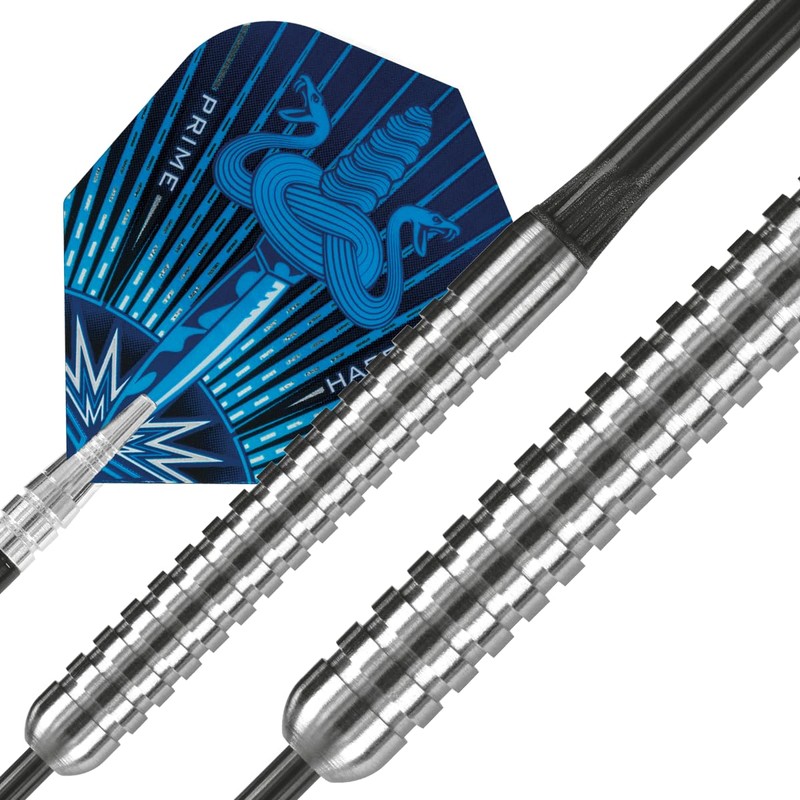 Harrows Men's Assassin Tungsten Darts, Silver, 20g