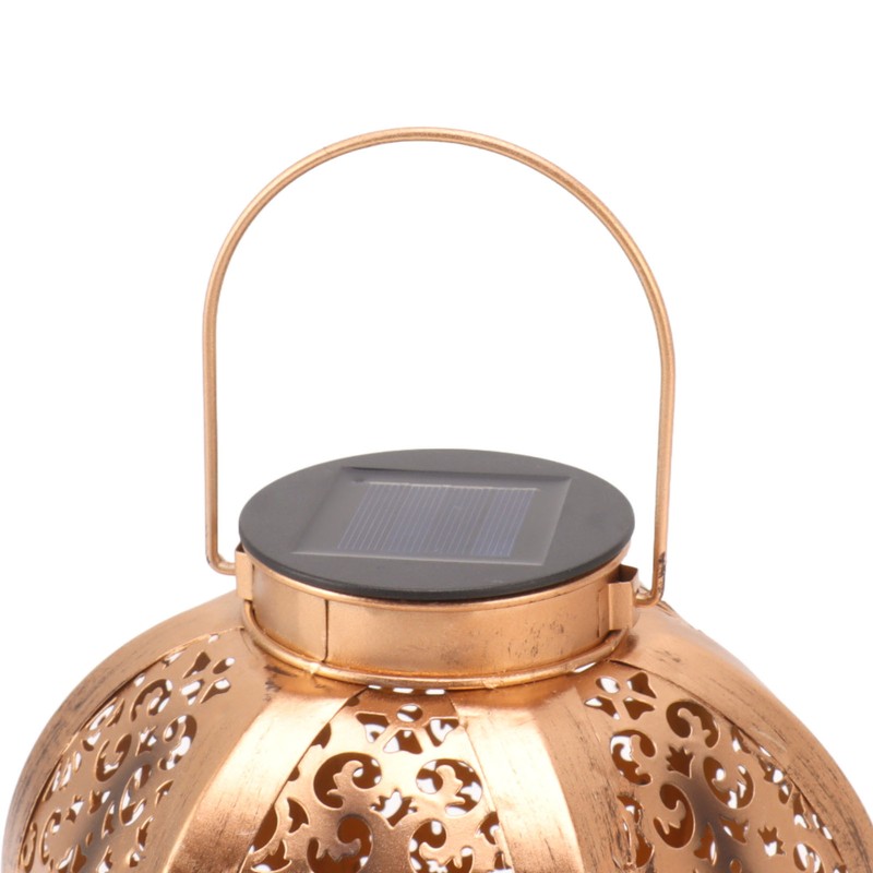 Solar Lanterns Iron Art Decorative Waterproof Outdoor Hanging Solar Lights