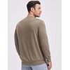 PINSPARK Men Crewneck Sweatshirt Lightweight Long Sleeve Running Sweat Shirts