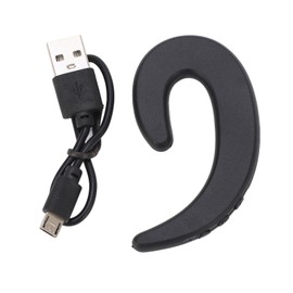 Wireless Bluetooth Headset Earphone Stereo EarHook With Micphone (Black)