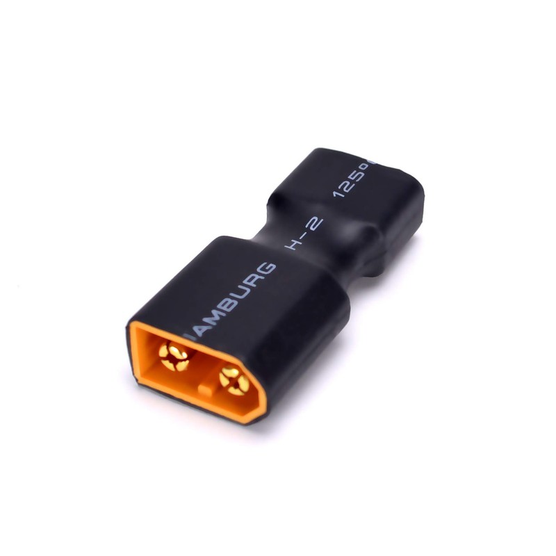Male XT60 to Female Deans T-Plug Connector Adapter No Wires
