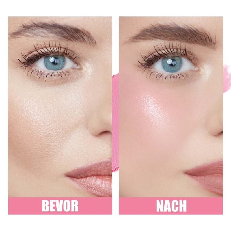 Cream Blush Pink, Matte Lightweight & Breathable Blush Cream, Waterproof
