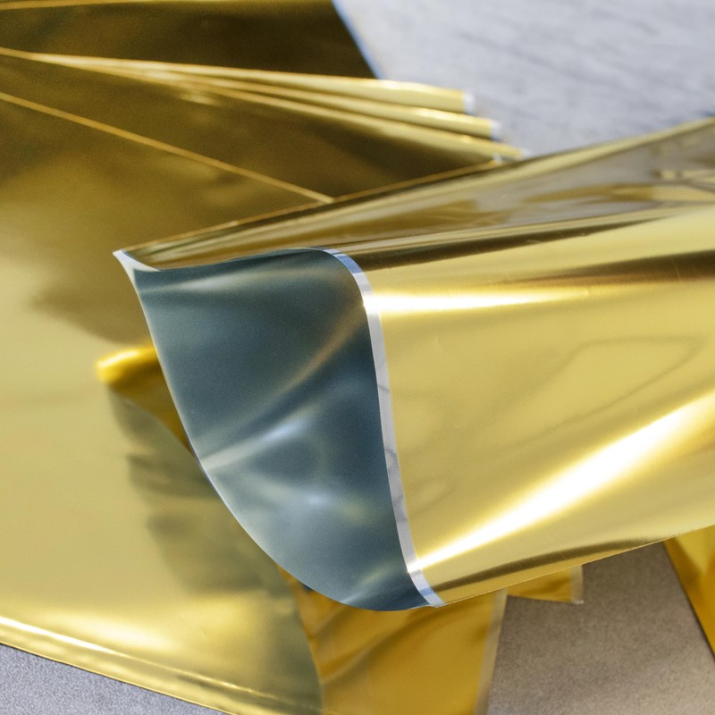 Decoraparty 50 Metallic Gold Envelopes 20x35cm Gold Polypropylene Rectangle Elegant