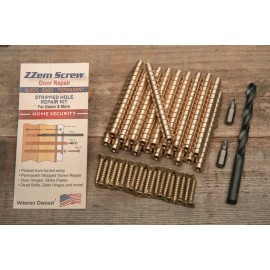 ZZem Screw 20-pk 3" #9 ZZem Screw Door Security & permanent door repair kit