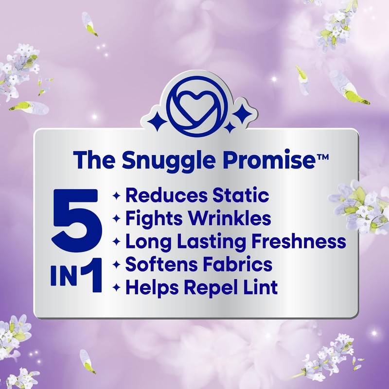 Snuggle Fabric Softener Dryer Sheets Lavender Vanilla Orchid 230ct