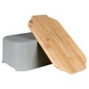 Vilde Bread Bin with Wooden Board Bread Basket Bread Bin