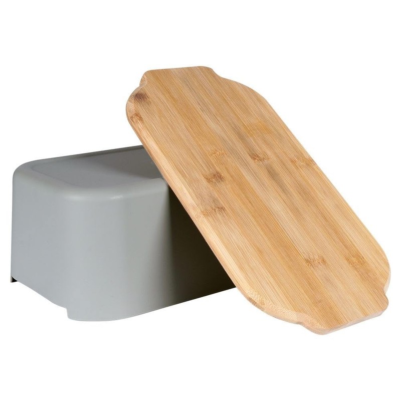 Vilde Bread Bin with Wooden Board Bread Basket Bread Bin