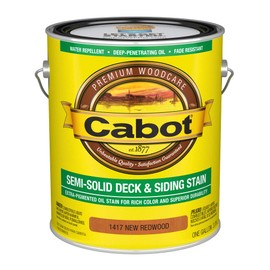 Cabot Semi-Solid Wood Stain + Sealer, New Redwood, Gallon