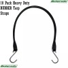 Automann 10 Pack 9" Heavy Duty RUBBER Tarp Straps TARP TIE DOWN Bungee Cords