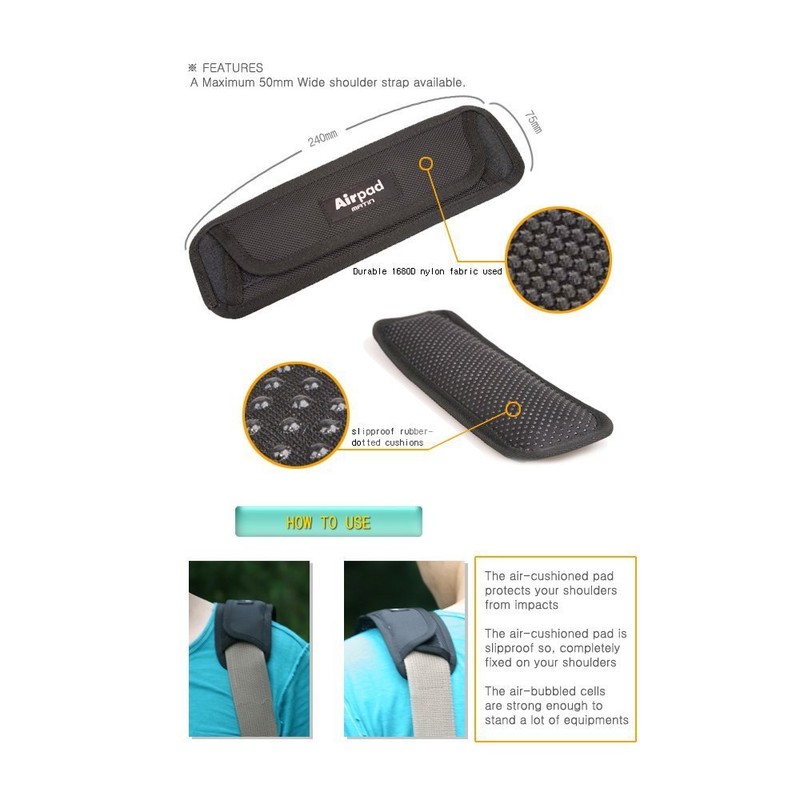 Matin Replacement Shoulder Pad Air Cushion Pad Straight for Shoulder
