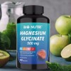 Magnesium Glycinate 500mg - 240 Capsules For Sleep, Stress Relief