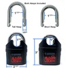 Alarm Padlock Anti-Theft Security Keyed Padlock Lock 110dB (decibels) Sound