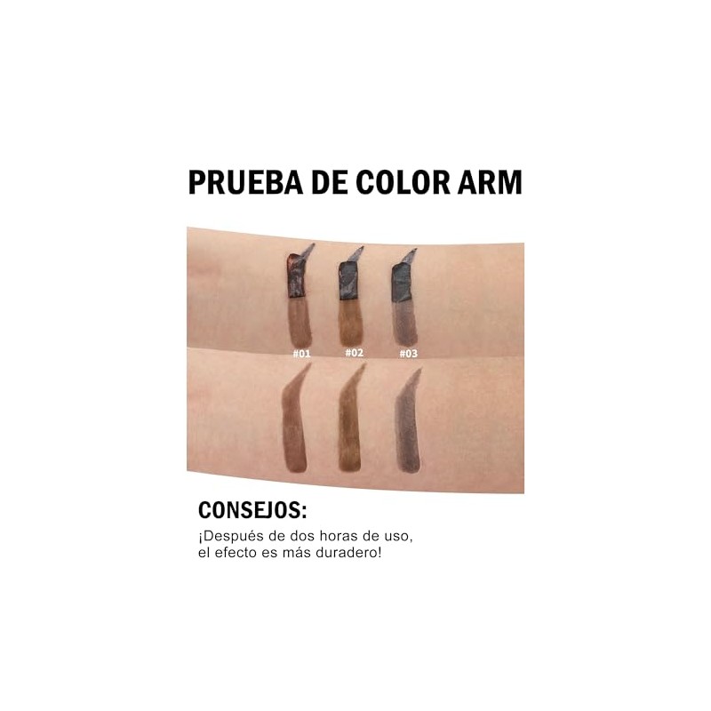 Erinde Gel para cejas peel-off, #02