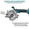 HANGUDA 20V MAX Mini Circular Saw(2 * 2.0Ah Bundle),6900RPM Cordless