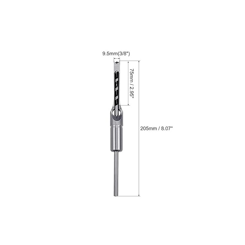 9.5mm (3/8") Mortice Chisel Drill Bit Set – Woodworking Square