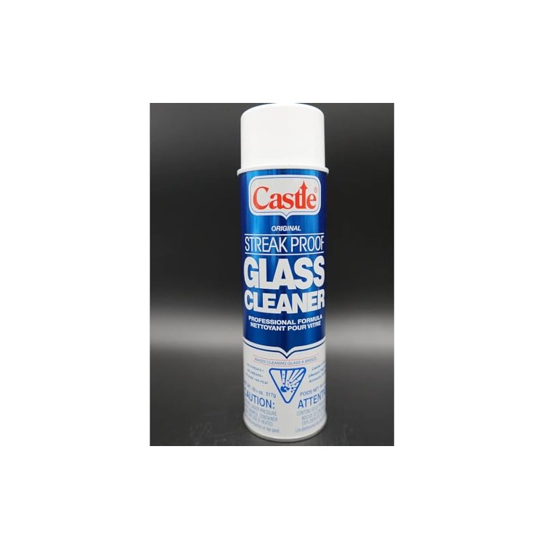 Castle Glass Cleaner, Streak Proof, Original (Original Version)
