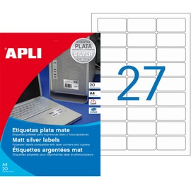 APLI 10070 – Labels, 20 Sheets