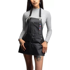 Barbest Mandil Delantal P/mujer Barber Y Estilista Mini Lady Smoke Color Negro Mini Smoke Lady