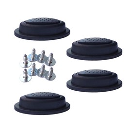 ZAYOIZY 2 Pair Luggage Side Feet Suitcase Bracket Foot Replacements Luggage Case Legs with Screws, Anti-Slip Foot Nails, Travel Case Foot Studs, DIY Project