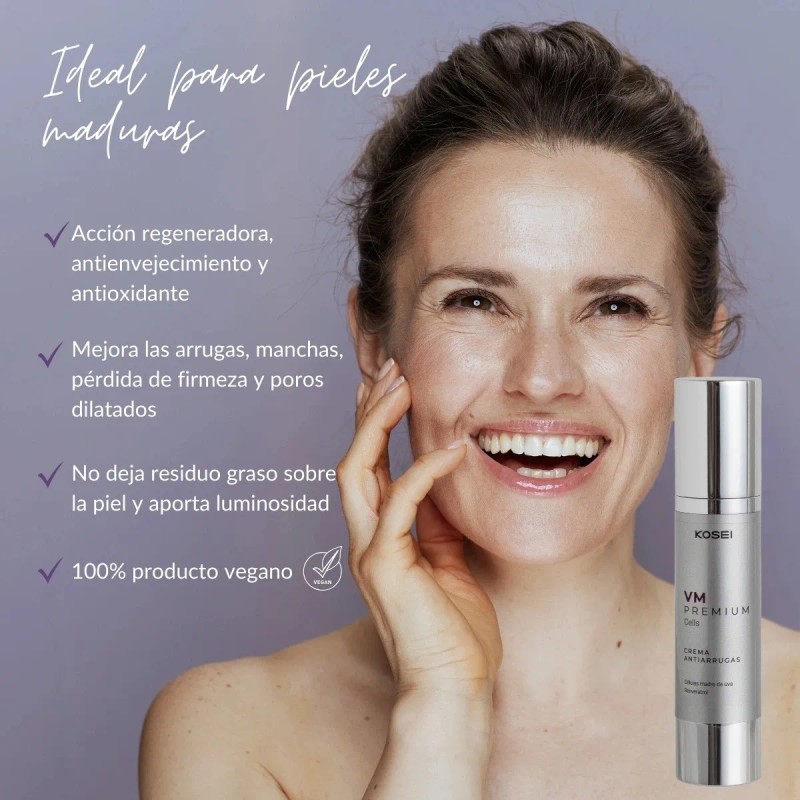 Kosei Crema Antiarrugas Vm Premium Cells Antiedad 50ml