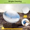 CheriMuMu Solar Cooker Parabolic Sun Oven, Portable Concentrating Solar Cooker,