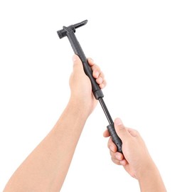 GUDEKIKL 1Pcs Portable Mini Bike Pump, Retractable Handheld Bicycle Inflator Pump, Micro Bicycle Tire Inflatable Pump, Compatible Presta and Schrader Valve