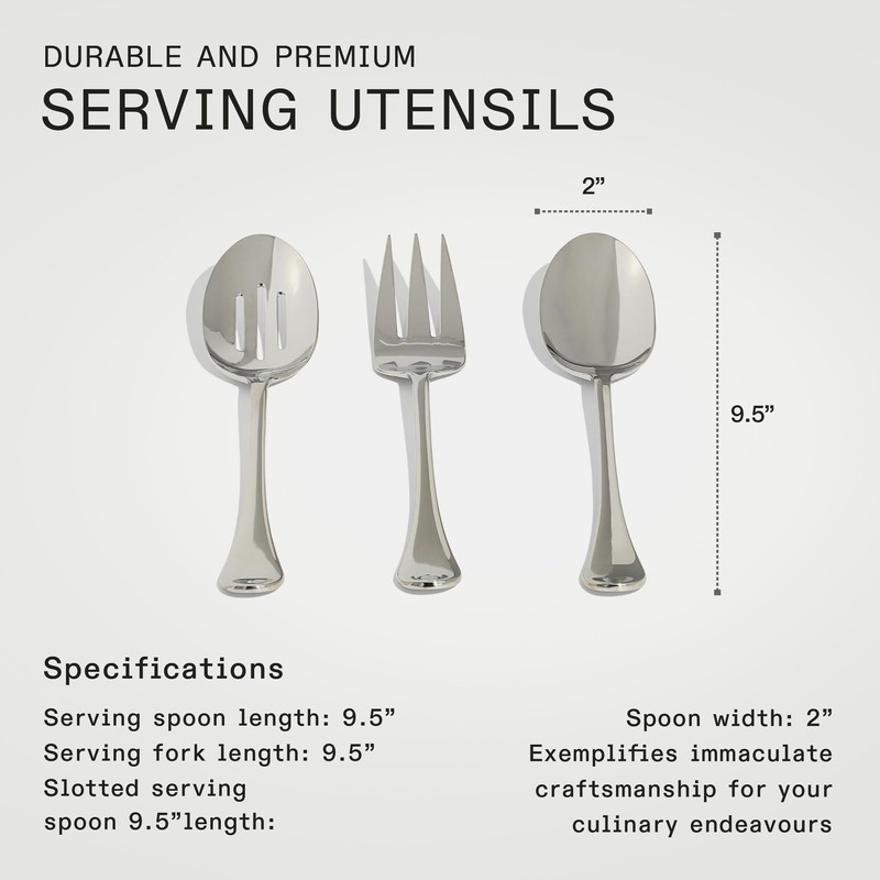 Made In Cookware - Stainless Steel - Serving Utensil Set