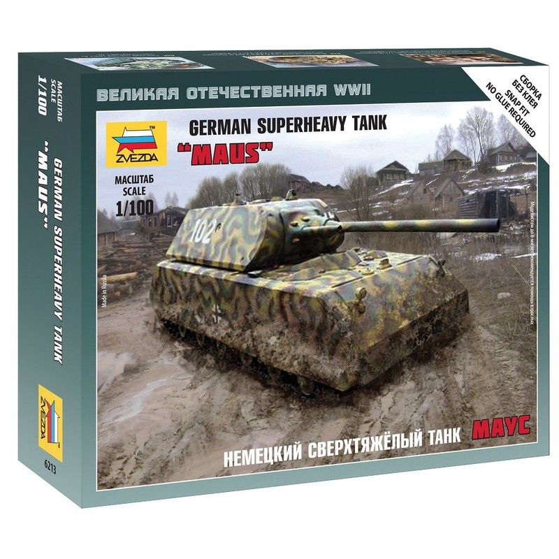 Zvezda 1/100 Panzer Maus, Non Renseigné