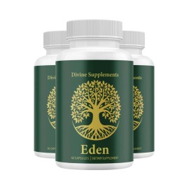 3-Pack Eden Capsules – Eden Pills for Gut & Digestive Support - 180 Capsules
