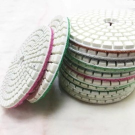 Roxx Tools Diamond Polishing Pads 4 Inch Dry Wet for Granite Concrete Marble Grits 30-3000