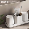 FSY FASILYT Set 3 Accesorios de Baño | Multifuncional |