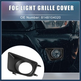 INFINAUTO Fog Light Bezel Cover NO.8148104020 Left Right Side Fog Light Grille Cover for Toyota Tacoma 2012-2015 1 Pair Stylish Design