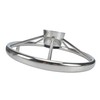 Amarine-Made 5-Spoke 13-1/2 Inch Destroyer Style Stainless Boat Steering Wheel